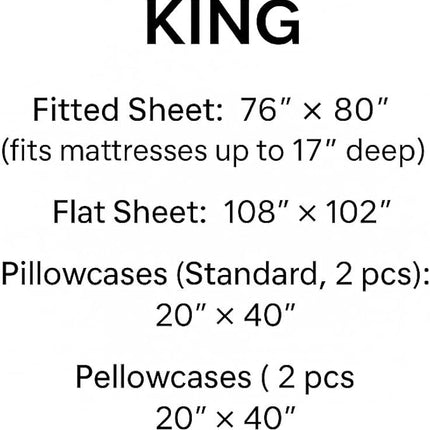 King Size Bed Sheets 100% Cotton Cooling Deep Pocket Sheets 17'' Polka Dot Pebble Print Bedding Set Soft Breathable Cotton draps King cotonModern Colorful Dots & Leopard Print Sheets Inspired Design