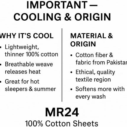 King Size 100% Cotton Bed Sheet Set – 4 Piece, 400 Thread Count, Deep Pocket, Extra Elastic Corners