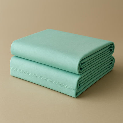MR24 100% Cotton King Sheets – Mint Green, 400 Thread Count, Deep Pocket 17–18