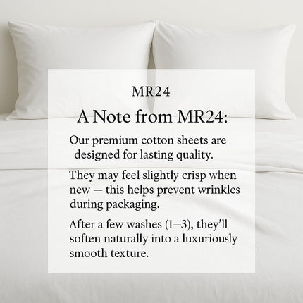 Beige100% Cotton Queen Bed Sheets Set 400 Thread Count, Deep Pocket fitted17”, Ultra-Soft & Breathable, Wrinkle-Resistant, Hotel Quality Durable Bedding by MR24