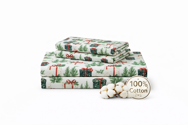 100% Pure Cotton – Soft, breathable, and skin-friendly king sheets