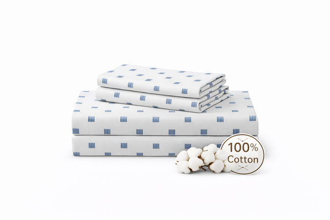 King sheets 100% Cotton Bed Sheet Set – 4 Piece, 400 Thread Count, Deep Pocket, Extra Elastic Corners